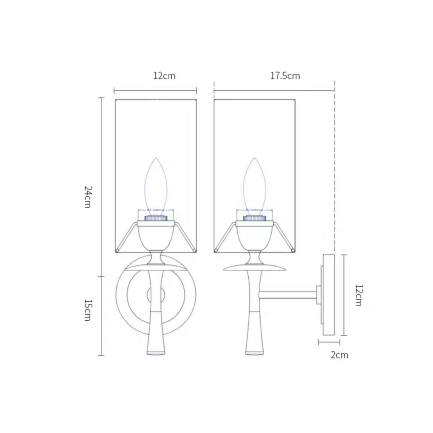 โคมไฟติดผนัง LM0223