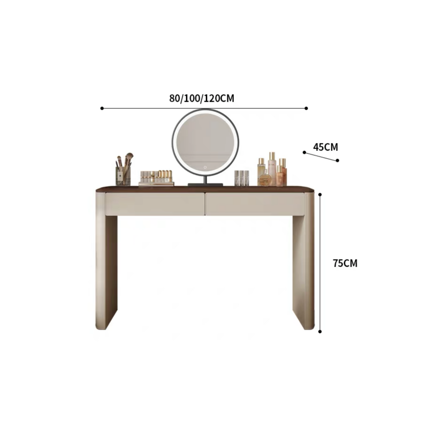 ชุดโต๊ะเครื่องแป้ง ครบชุด TB125