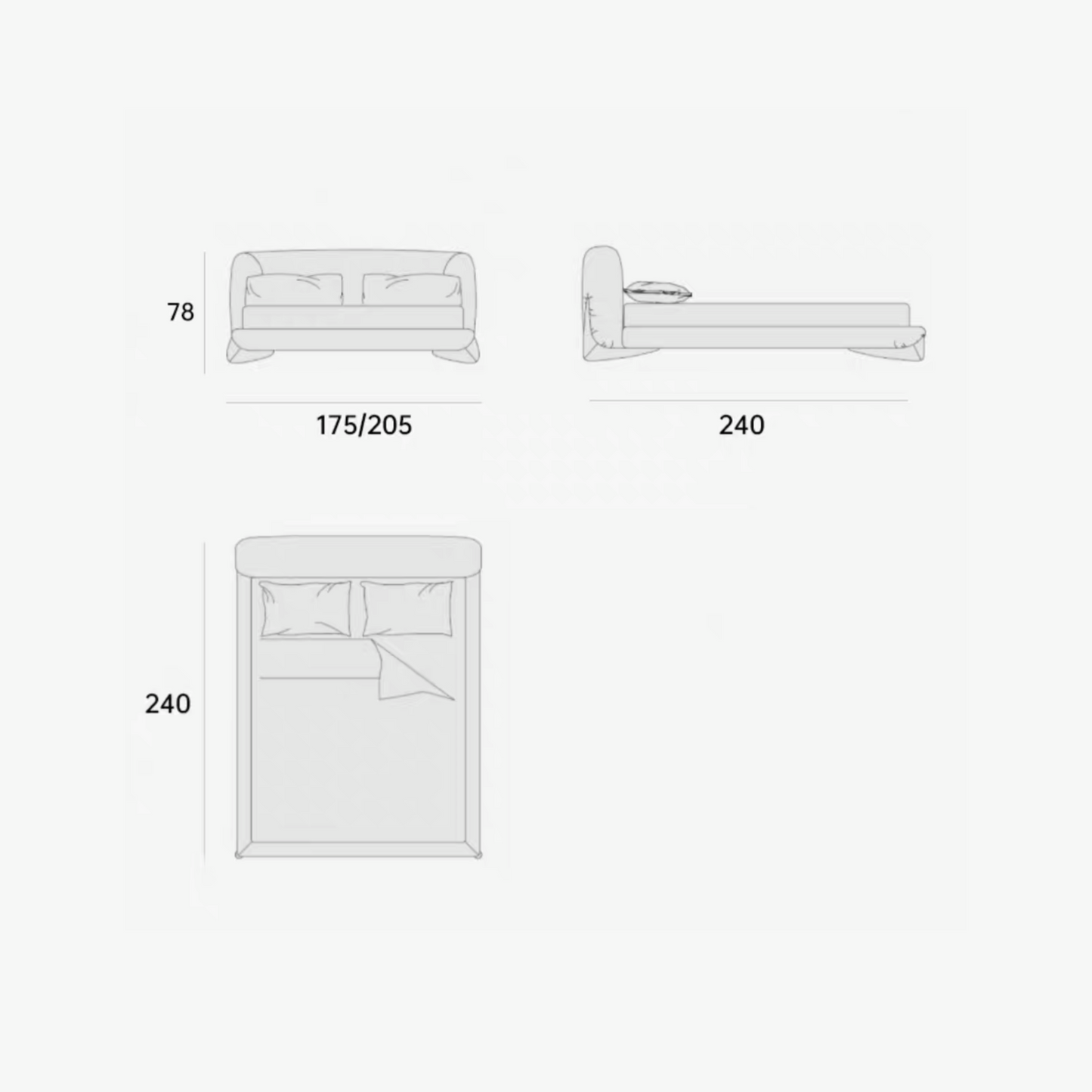 เตียงนอน BD013