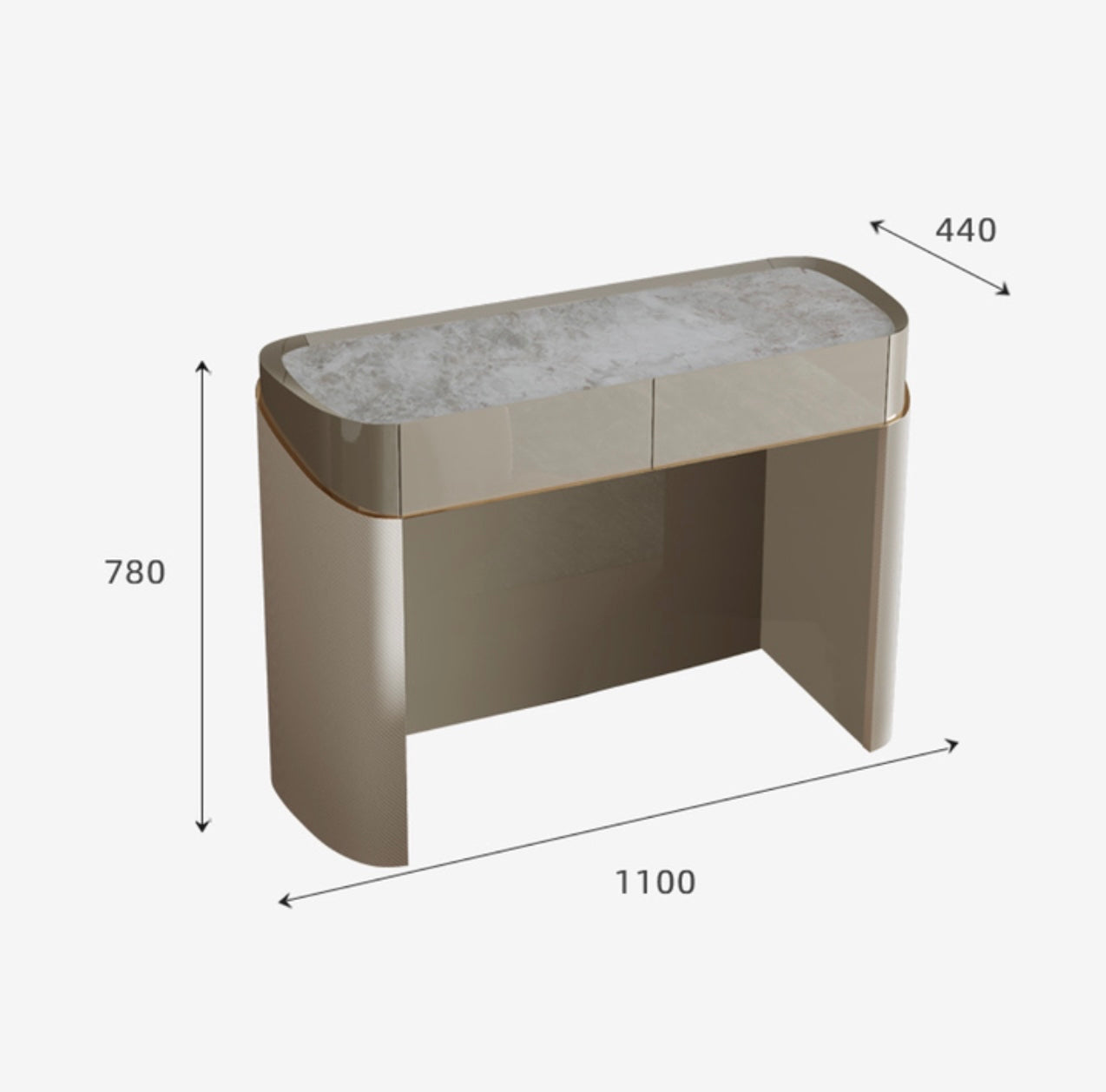 ชุดโต๊ะเครื่องแป้ง ครบชุด TB0379