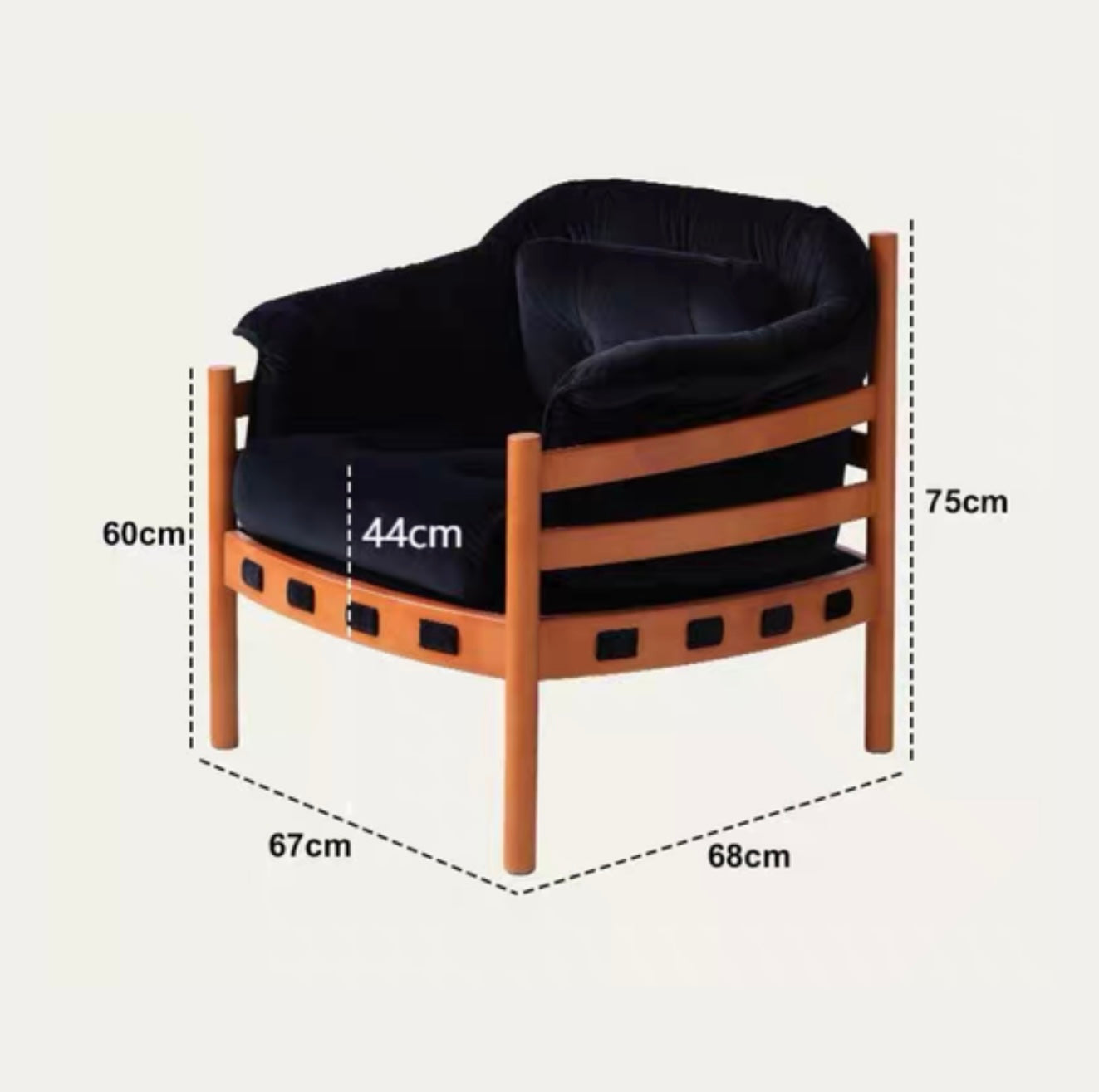 โซฟาอาร์มเเชร์ MLS377
