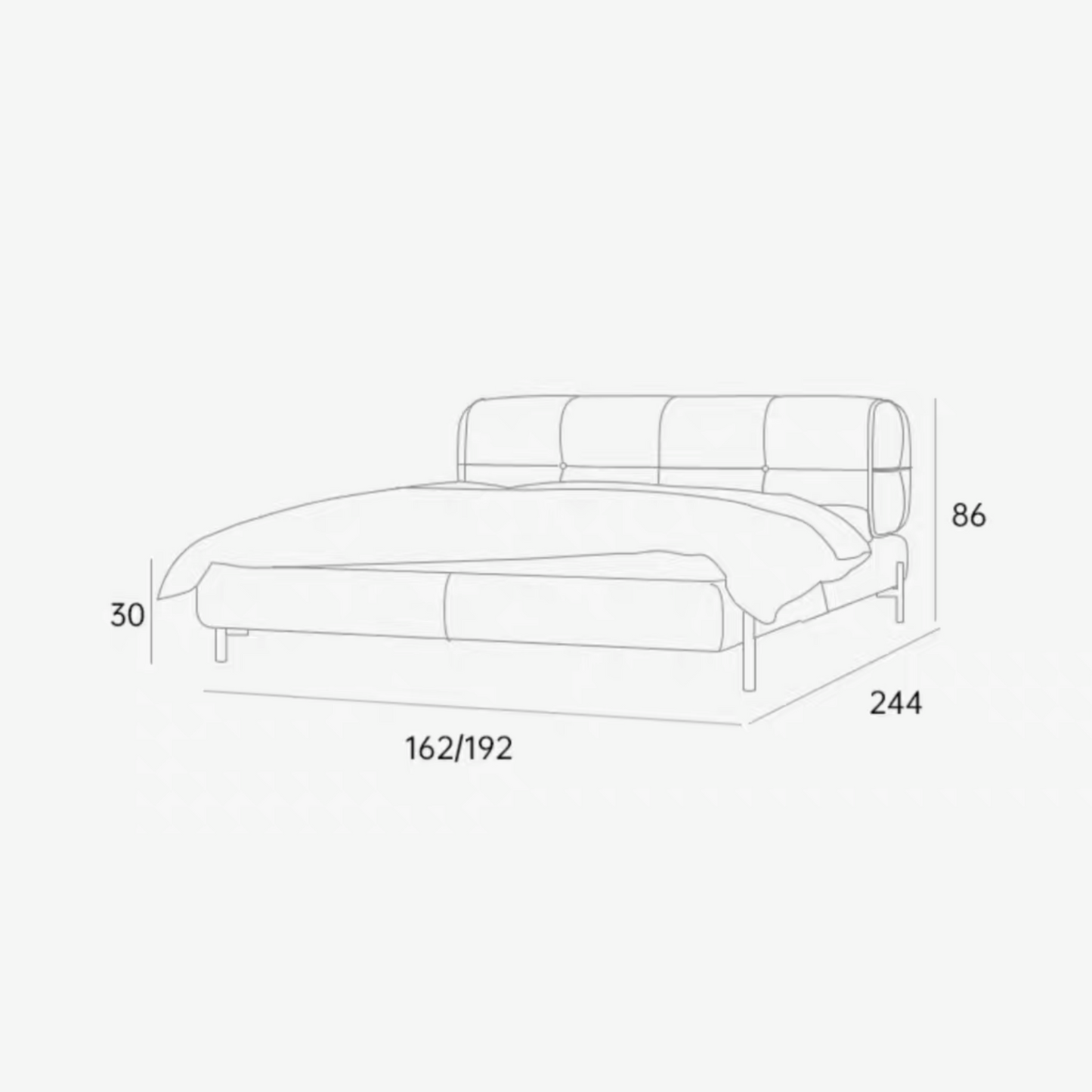เตียงนอน BD021