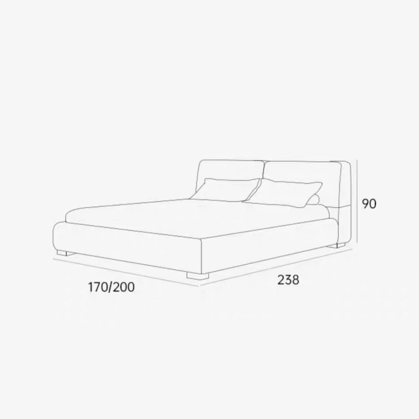 เตียงนอน BD019