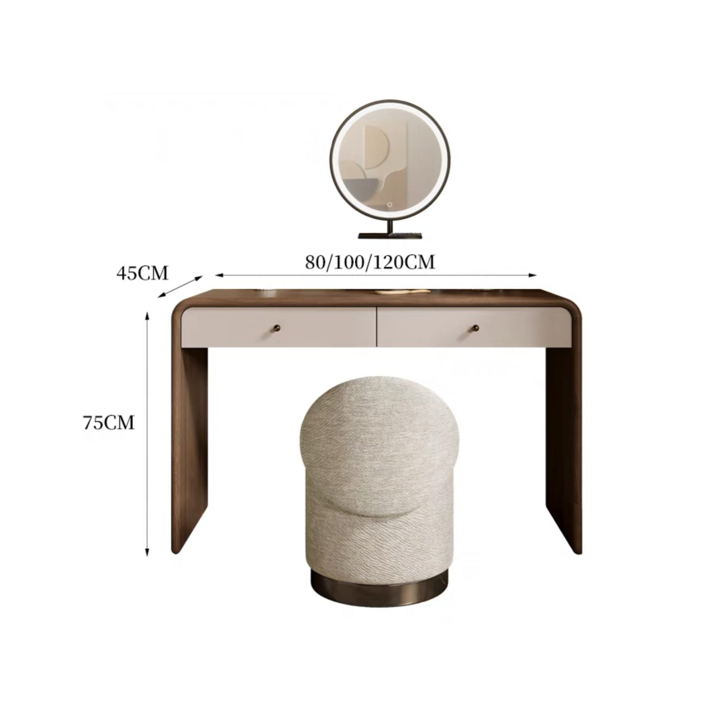 ชุดโต๊ะเครื่องแป้ง ครบชุด TB127