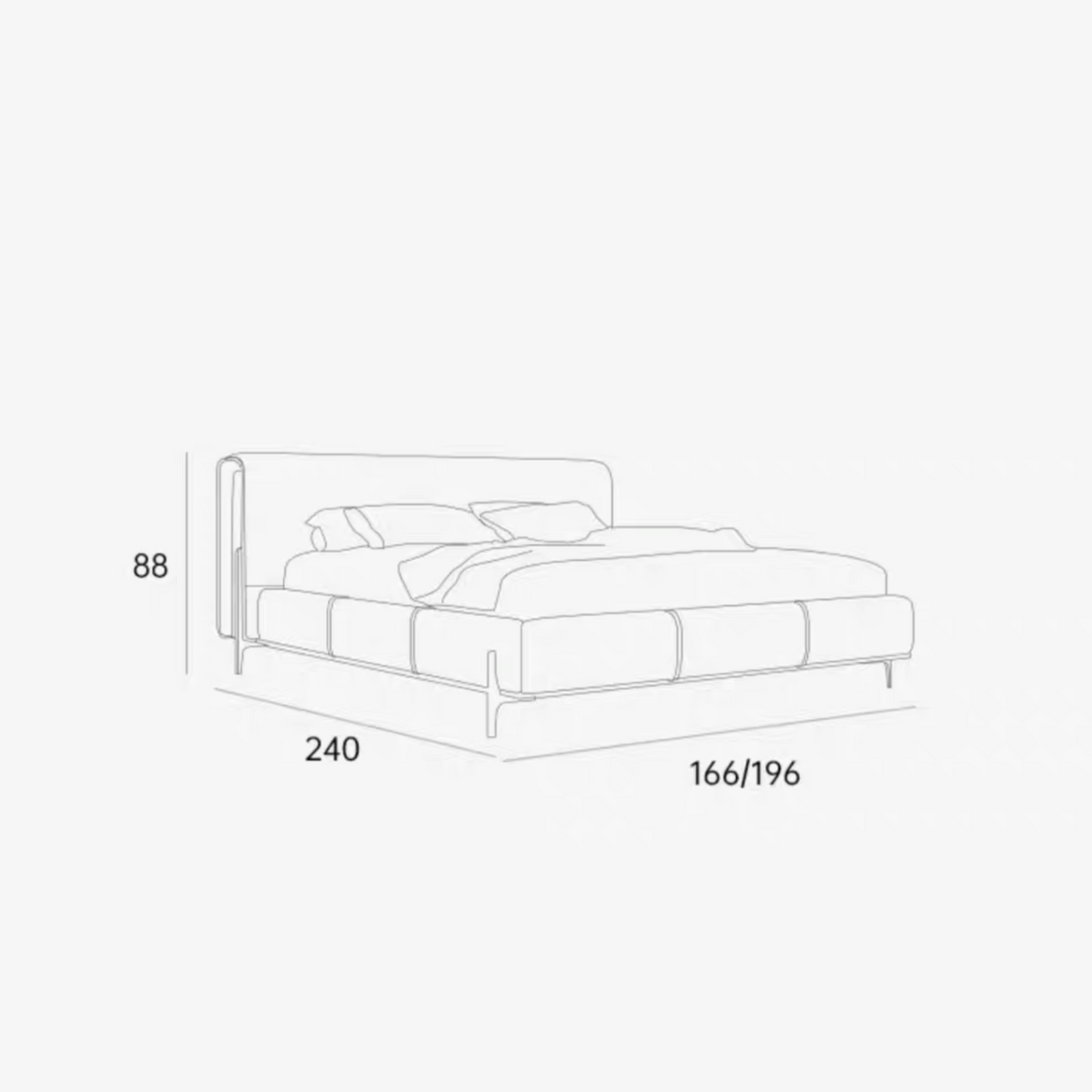 เตียงนอน BD022