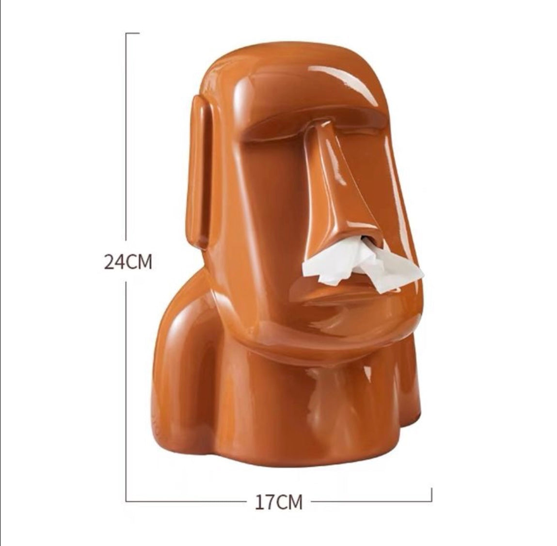 กล่องทิชชู่ โมอาย DS014