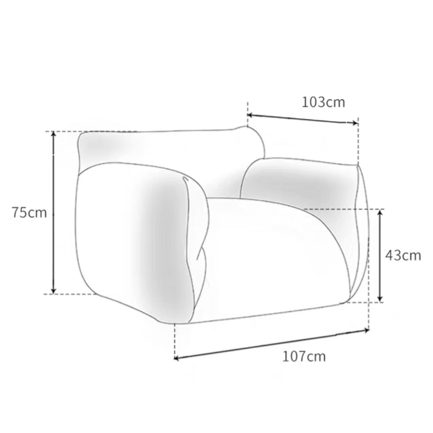 โซฟาหนานุ่ม CH053