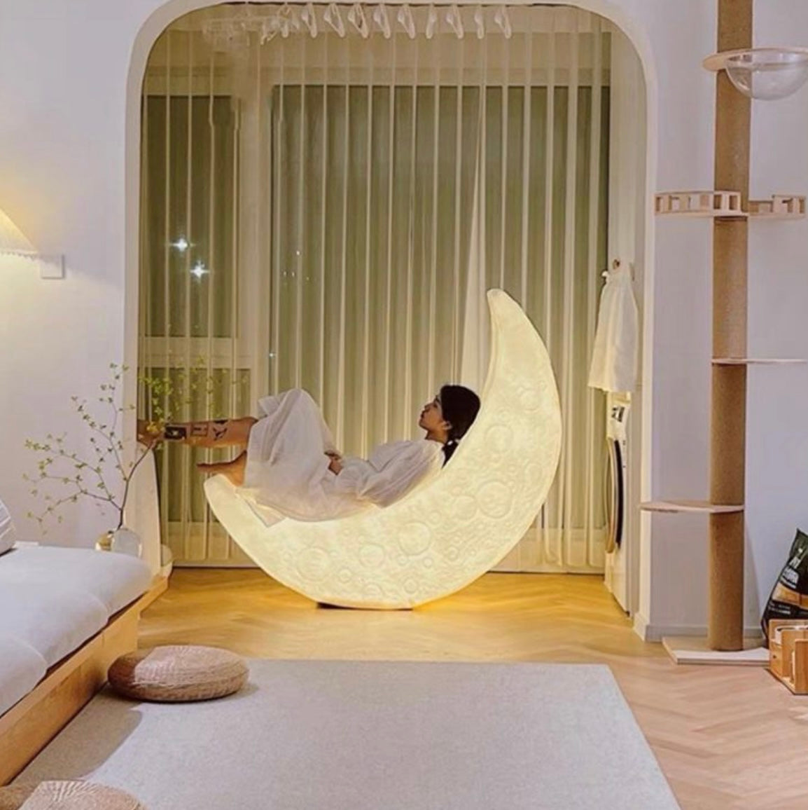 โคมไฟพระจันทร์ ( นั่งได้ ) LM0136