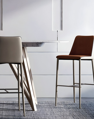 เก้าอีบาร์ Modern Footrest Bar CHB003