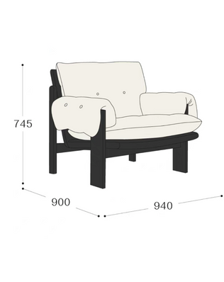 โซฟาอาร์มแชร์ MLS00333