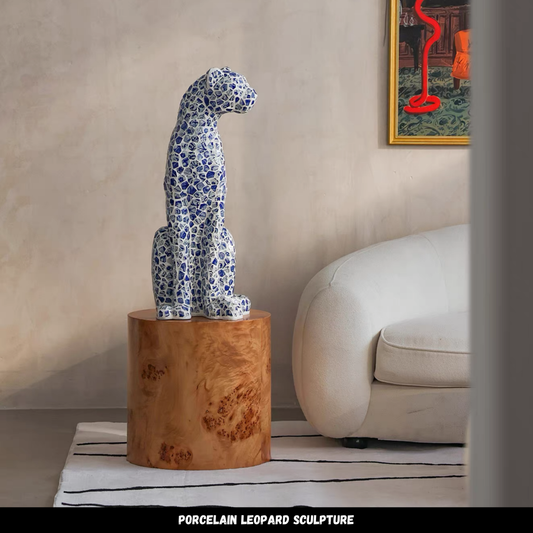 ประติมากรรมเสือดาวโมเสก  MD057