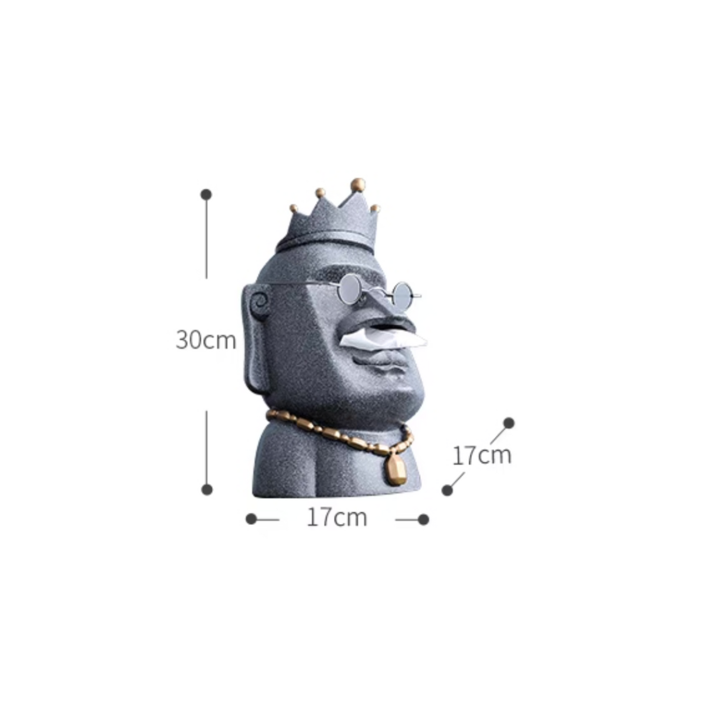 กล่องทิชชู่ Moai DS339