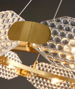 Circle Glass Chandeliers LM0132