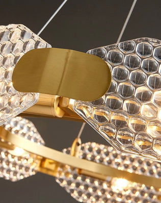 Circle Glass Chandeliers LM0132