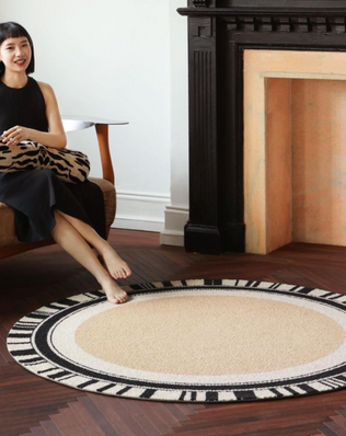 พรม carpet DS0074 ทรงกลม