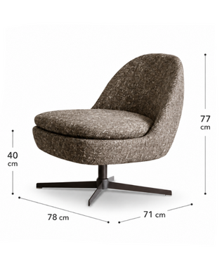 Aster Swivel Lounge Chair ( CH0492 )