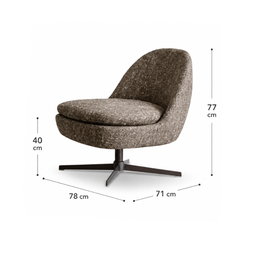 Aster Swivel Lounge Chair ( CH0492 )