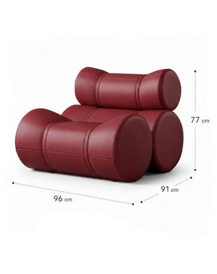 Barrel Accent Lounge Chair CH0388