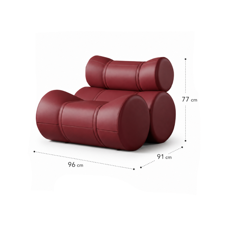 Barrel Accent Lounge Chair CH0388