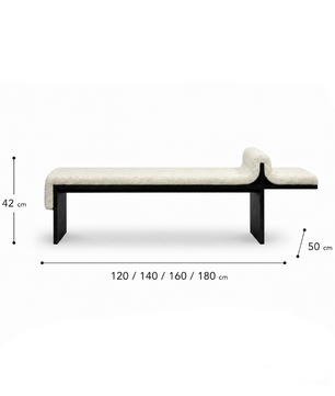 Contour Wave Bench CH0462