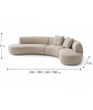 Crescent Modular Sofa รุ่น CH0477