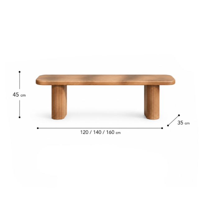 Fluted Bench รุ่น CH0407