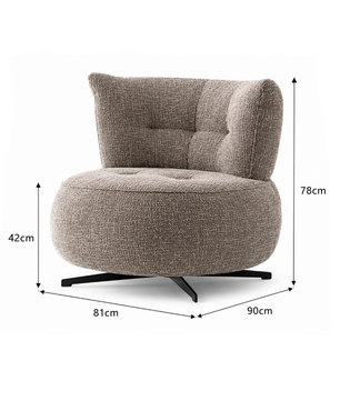 Noma Lounge Chair ( CH0375 )