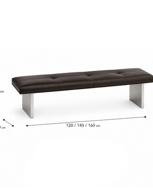 Metro Leather Bench รุ่น CH0349