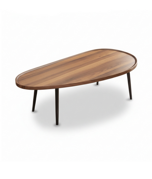 โต๊ะกลางโซฟา wood Ellipse TB025