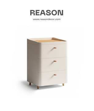 ตู้ลิ้นชักเก็บของขาไม้ RL039