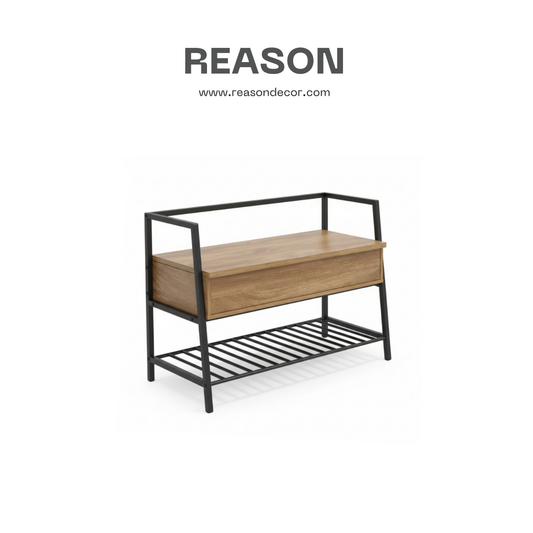 ตู้ชั้นวางรองเท้าไม้ ( SR019 )