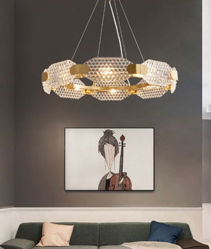 Circle Glass Chandeliers LM0132