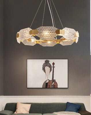 Circle Glass Chandeliers LM0132