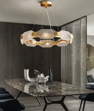 Circle Glass Chandeliers LM0132
