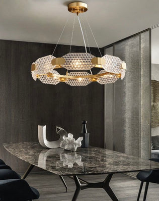 Circle Glass Chandeliers LM0132