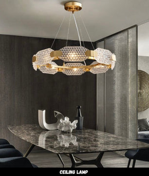 Circle Glass Chandeliers LM0132