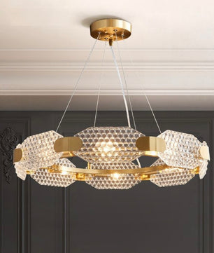 Circle Glass Chandeliers LM0132