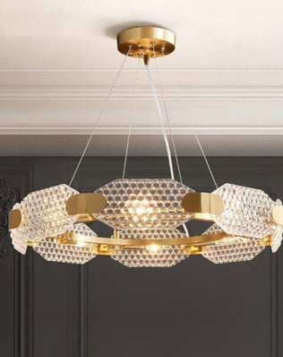 Circle Glass Chandeliers LM0132