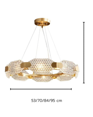 Circle Glass Chandeliers LM0132