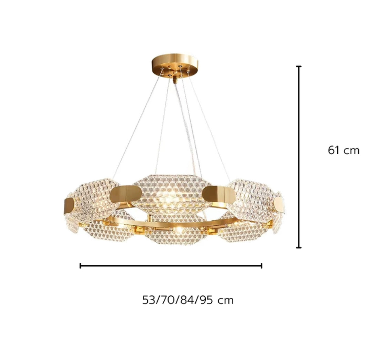 Circle Glass Chandeliers LM0132