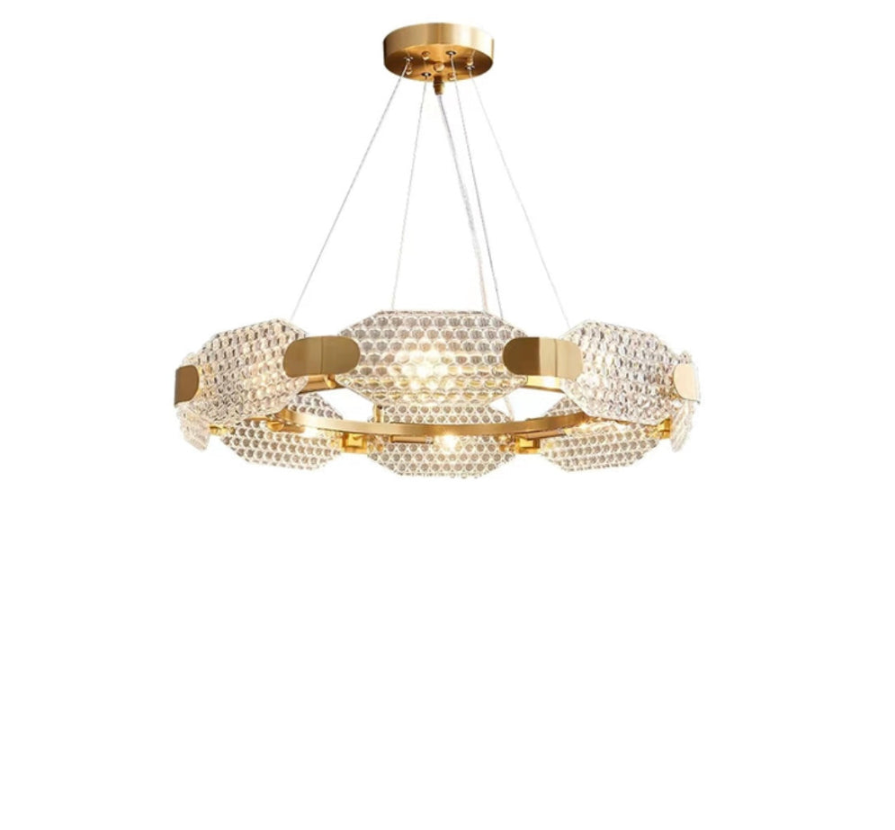Circle Glass Chandeliers LM0132
