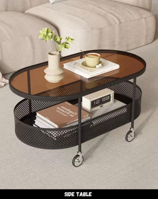 โต๊ะข้างโครงเหล็ก RL029