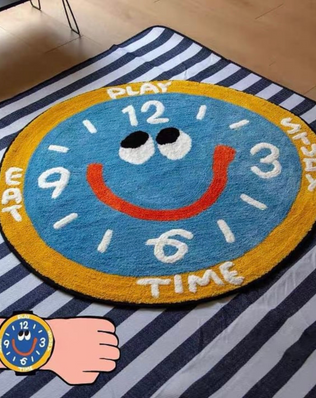 พรม clock carpet DS0073