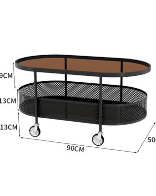 โต๊ะข้างโครงเหล็ก RL029