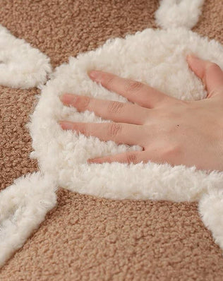 เบาะนั่งพื้น ดอกไม้