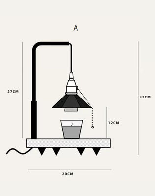 โคมไฟอุ่นเทียน ( LM0042 )