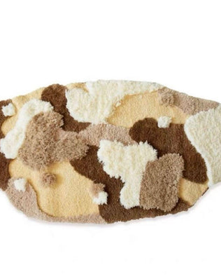 พรมขนหนานุ่ม สลับระดับ ไล่สี