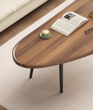 โต๊ะกลางโซฟา wood Ellipse TB025