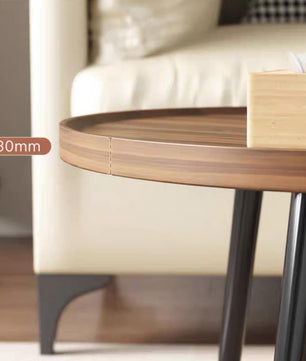 โต๊ะกลางโซฟา wood Ellipse TB025