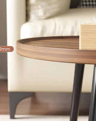 โต๊ะกลางโซฟา wood Ellipse TB025